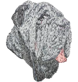 Neapolitan Mastiff, Mastino Napoletano - dog-shaped patch, embroidered patch, unique decoration for Art-Dog backpack