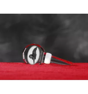 Neufundländer, Newfoundland - Kristallflaschenverschluss, einzigartiger Weinverschluss mit Foto, personalisiertes Geschenk für Sommelier der Marke Art-Dog