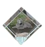 Newfoundland, Newfs, Newfies - crystal cube with a photo, photo of a horse in crystal, cubic paperweight from Art-Dog brand