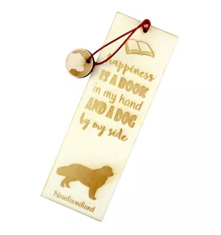 Neufundländer, Newfoundland - Lesezeichen mit Hund, personalisiertes Lesezeichen, Hundeaccessoire für Leser der Marke Art-Dog
