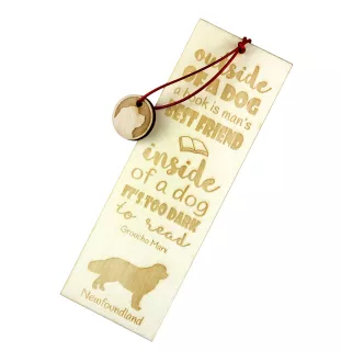 Newfoundland, Newfs, Newfies - dog bookmark, personalized bookmark, gift for bookworm from Art-Dog brand