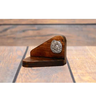 Chien de Terre-neuve, retriever de Terre-Neuve - bougeoir en bois avec un chien, support pour bougie chauffe-plat, lieu de mémoire pour chien de la marque Art-Dog