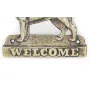 Mastino Napoletano, Neapolitanischer Mastiff - Türschild mit Hund, messingfarbenes Willkommensschild, einzigartiges Schild mit der Aufschrift Welcome von der Marke Art-Dog