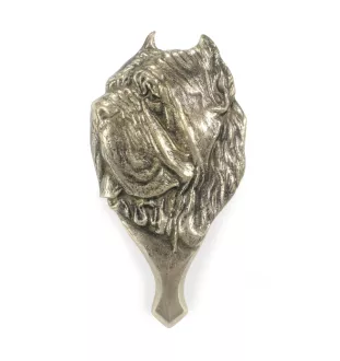 Neapolitan Mastiff, Mastino Napoletano - door knocker in the shape of a dog's head, brass knocker, retro door decoration by Art-Dog brand