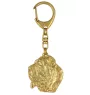 Neapolitan Mastiff, Mastino Napoletano - keychain and necklace with a dog in a box, high-quality gold-plated product, Art-Dog brand