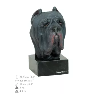 Neapolitan Mastiff, Mastino Napoletano - painted figurine, statue, figure, made by the artist, brand Art-Dog