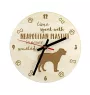 Mâtin napolitain, Mâtin de Naples, Napolitain - horloge avec chien, horloge en bois, horloge murale pour les amoureux des chiens, horloge de bureau et étagère, Art-Dog