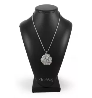 Newfoundland, Newfs, Newfies - necklace with a dog, dog pendant on a silver chain, unique jewelry from the Art-Dog brand