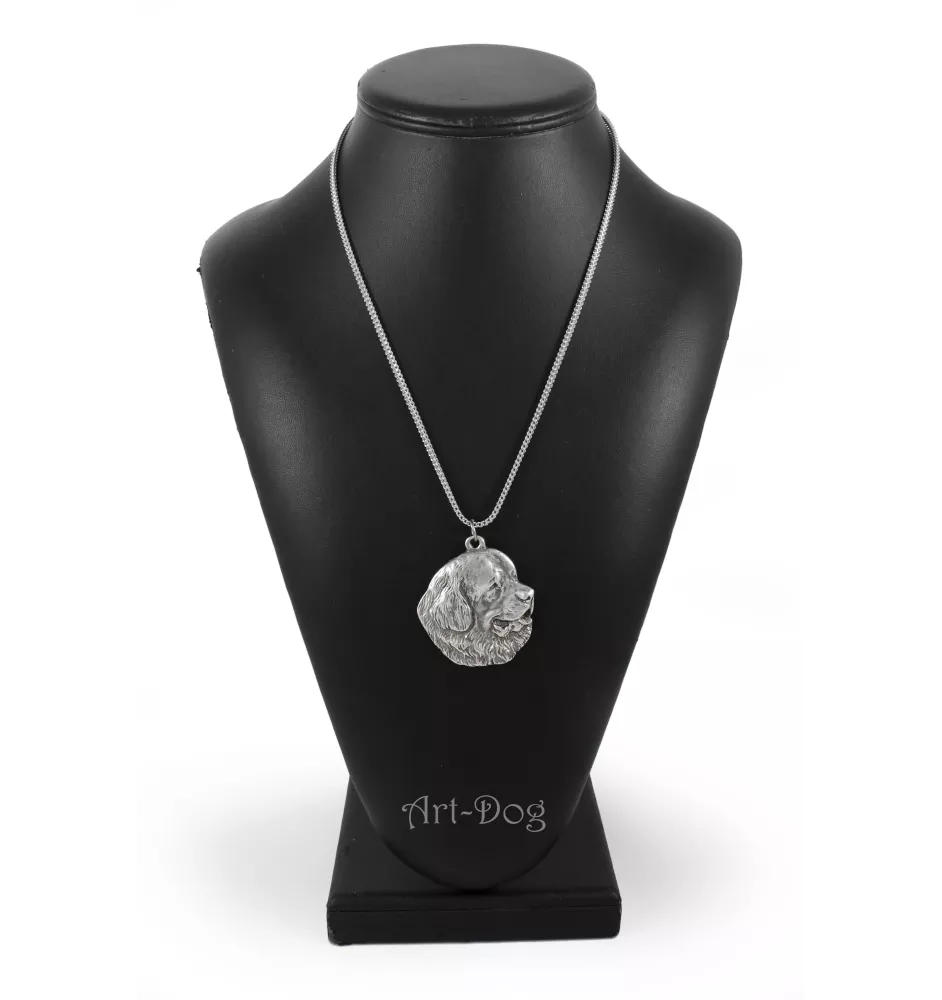 Newfoundland, Newfs, Newfies - necklace with a dog, dog pendant on a silver chain, unique jewelry from the Art-Dog brand