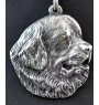 Chien de Terre-neuve, retriever de Terre-Neuve - un collier avec un chien, un pendentif de chien sur une chaîne en argent, un bijou unique de la marque Art-Dog