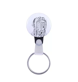 Neapolitan Mastiff, Mastino Napoletano - keychain with a dog portrait, pendant with the brand's own Art-Dog graphics