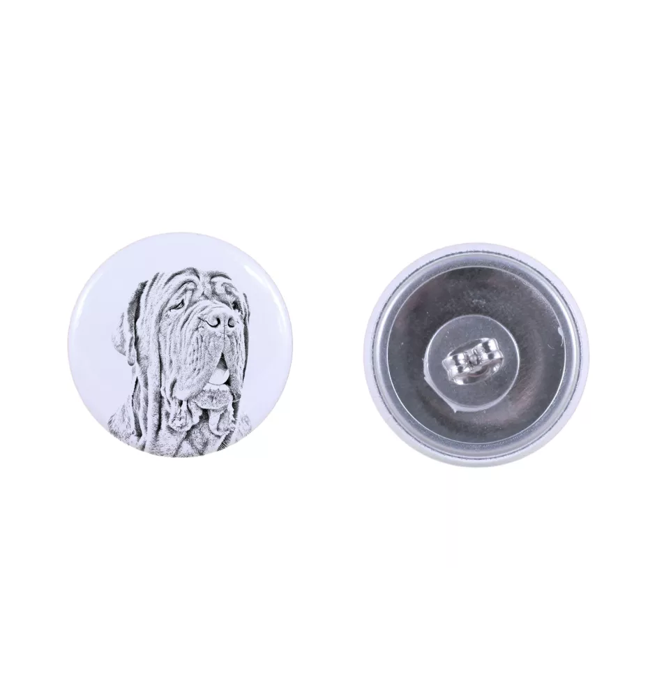 Mastino Napoletano, Neapolitanischer Mastiff - einzigartige Hund-Ohrringe, Ihr Haustier als Schlüsselanhänger, Eigenmarke Art-Dog