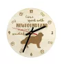 Chien de Terre-neuve, retriever de Terre-Neuve - horloge avec chien, horloge en bois, horloge murale pour les amoureux des chiens, horloge de bureau et étagère, Art-Dog