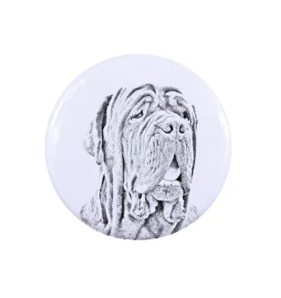Mastif neapolitański przypinka z psem mała Art-Dog