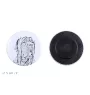 Mâtin napolitain, Mâtin de Naples, Napolitain - aimant avec un œil de chien, exceptionnellement léger, aimant puissant, produit fabriqué à la main par la marque Art-Dog