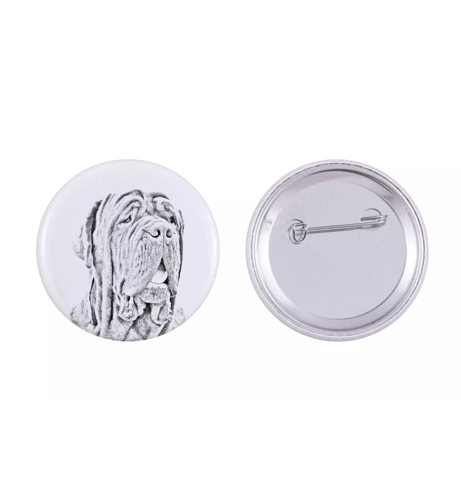 Mâtin napolitain, Mâtin de Naples, Napolitain - badge avec votre chien, ajoutez votre propre photo, marque Art-Dog