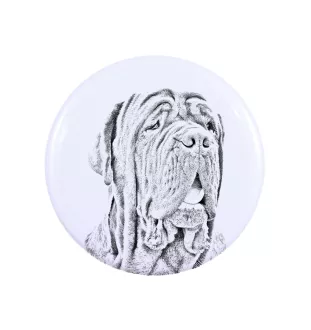 Mâtin napolitain, Mâtin de Naples, Napolitain - badge avec votre chien, ajoutez votre propre photo, marque Art-Dog