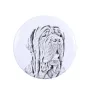 Mâtin napolitain, Mâtin de Naples, Napolitain - badge avec votre chien, ajoutez votre propre photo, marque Art-Dog