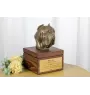 Neapolitan Mastiff, Mastino Napoletano - urn for dog ashes with a statuette, small urn for a dog, personalized urn with a bust of a dog by Art-Dog brand