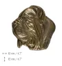 Neapolitan Mastiff, Mastino Napoletano - commemorative plaque with a dog, personalized thank you, award, diploma with dedication from the Art-Dog brand