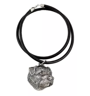 Norfolk Terrier - Halskette mit Hund, versilberter Anhänger für Hundefans, einzigartiger Schmuck der Marke Art-Dog