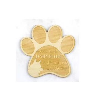 Elkhund podkładka pod kubek ze sklejki Art-Dog