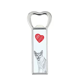 Norwegischer Lundehund, Norsk Lundehund - Flaschenöffner mit Hund, personalisierter Flaschenöffner für den Kühlschrank, ein einzigartiges Geschenk für Männer von der Marke Art-Dog