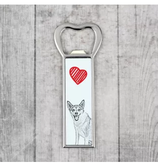 Norwegischer Lundehund, Norsk Lundehund - Flaschenöffner mit Hund, personalisierter Flaschenöffner für den Kühlschrank, ein einzigartiges Geschenk für Männer von der Marke Art-Dog