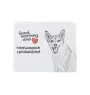 Norwegian Lundehund, Norsk Lundehund - mouse pad with print, personalized dog-themed mouse pad, unique gadget for an office worker by Art-Dog brand
