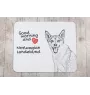 Norwegian Lundehund, Norsk Lundehund - mouse pad with print, personalized dog-themed mouse pad, unique gadget for an office worker by Art-Dog brand