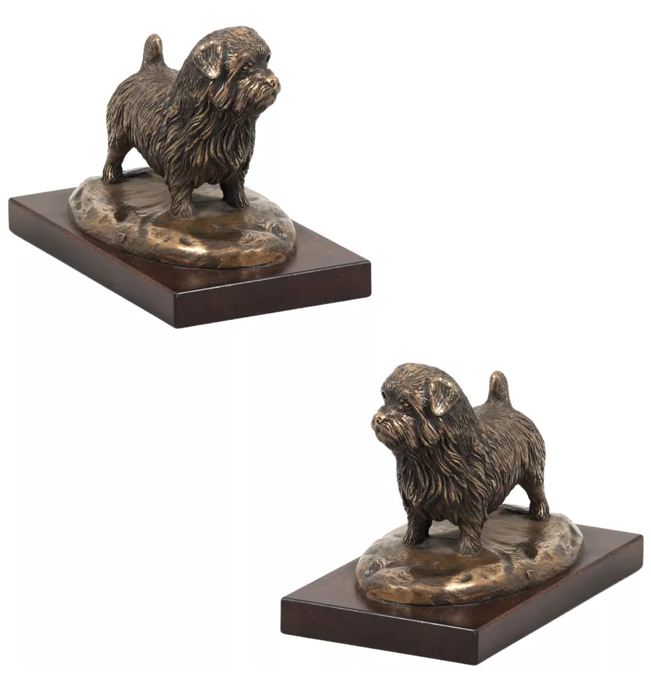 Norfolk Terrier - dog statue, figurine for office, trophy for dog show by Art-Dog brand