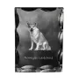 Norwegian Lundehund, Norsk Lundehund - crystal with a picture of a dog, glass statuette with a picture, unique frame with a picture from Art-Dog brand