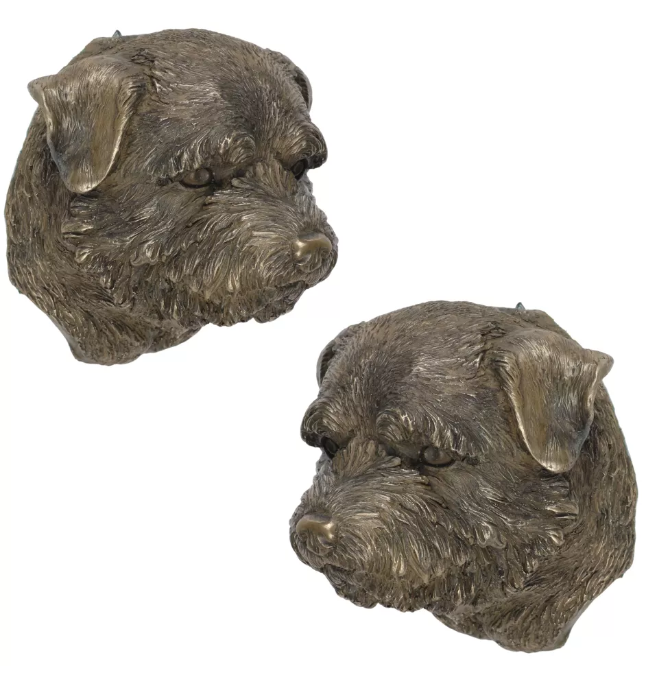 Norfolk Terrier I - Hundestatue, hängende Büste, einzigartige Dekoration für Hundeliebhaber der Marke Art-Dog