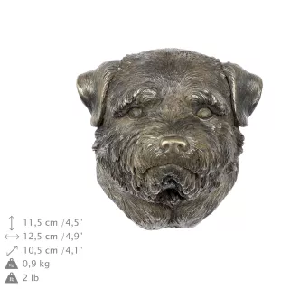 Norfolk Terrier I - Hundestatue, hängende Büste, einzigartige Dekoration für Hundeliebhaber der Marke Art-Dog