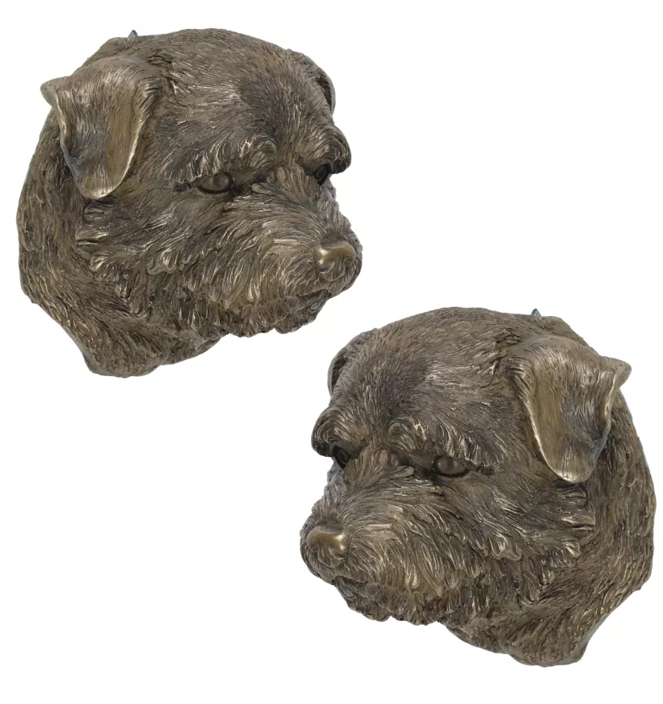 Norfolk Terrier II - Dog statue, hanging bust, unique decoration for dog lover by Art-Dog brand