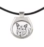 Norwegian Elkhound, Norsk elghund, Gray Norwegian Elkhound - dog necklace, personalized pendant with a photo, unique necklace for women and men by Art-Dog brand