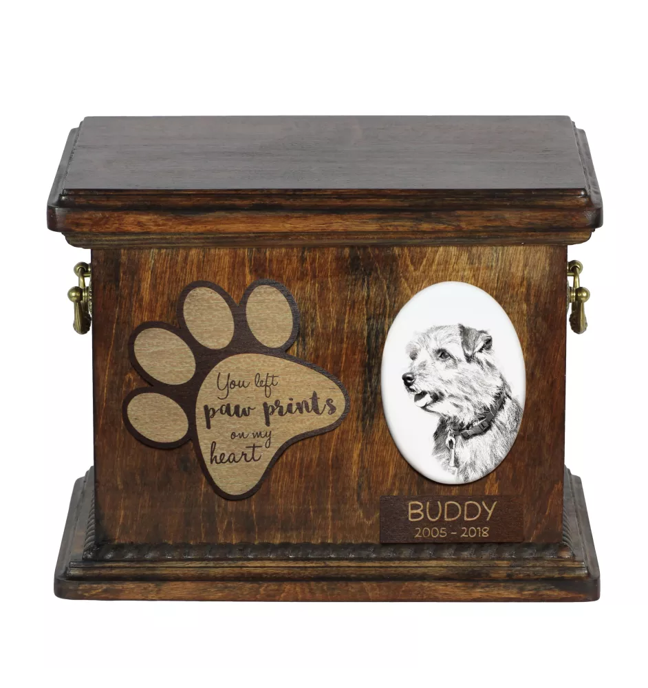 Norfolk Terrier - urne pour cendres de chien, urne personnalisée avec photo, urne avec photo de chien de la marque Art-Dog