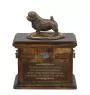 Norfolk Terrier - urn for dog ashes, urn with a statuette, personalized urn for dog ashes by Art-Dog brand