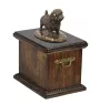 Norfolk Terrier - Eine Urne für die Asche eines Hundes, eine Urne mit einer Statue, eine personalisierte Hundeurne von der Marke Art-Dog.