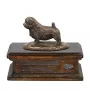 Norfolk Terrier - urne pour cendres de chien, urne personnalisée avec une statuette, urne en bois avec un chien de la marque Art-Dog