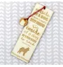 Norwegian Elkhound, Norsk elghund, Gray Norwegian Elkhound - dog bookmark, personalized bookmark, gift for bookworm from Art-Dog brand