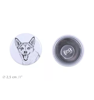 Norwegian Lundehund, Norsk Lundehund - unique dog earrings, your pet on a keychain, Art-Dog's own brand