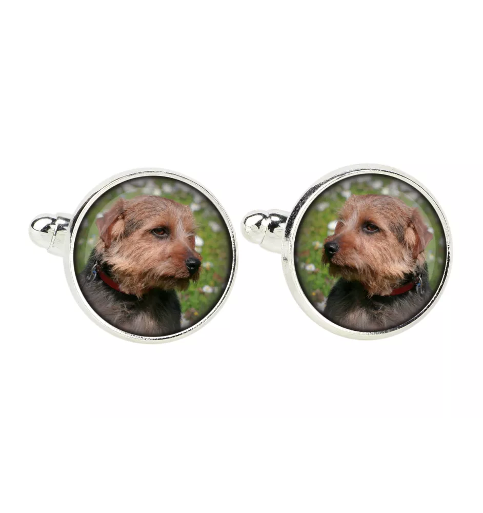 Norfolk Terrier - boutons de manchette, décoration de chemise, pendentif de chemise de la marque Art-Dog