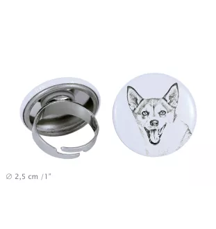 Chien norvégien de macareux, Lundehund - bijoux pour femmes avec l'image d'un chien, produit fait à la main, possibilité d'ajouter sa propre photo, marque Art-Dog