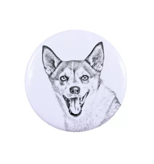 Norwegian Lundehund, Norsk Lundehund - women's jewelry with a dog portrait, handmade product, possibility to add your own photo, Art-Dog brand
