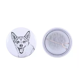 Norwegian Lundehund, Norsk Lundehund - pin with your dog, add your own photo, Art-Dog brand