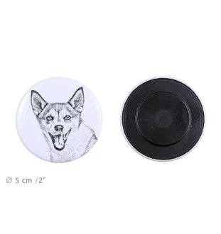 Norsk Lundehund magnes z psem duży Art-Dog