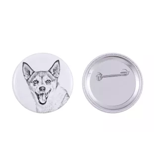 Chien norvégien de macareux, Lundehund - badge avec votre chien, ajoutez votre propre photo, marque Art-Dog
