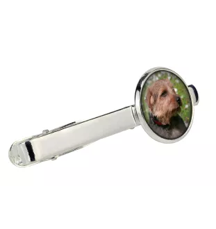 Norfolk Terrier - tie clip in a box, stylish tie, personalized jewelry from the Art-Dog brand