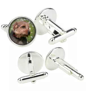 Norfolk Terrier - Manschettenknöpfe in einer Schachtel, handgefertigter Schmuck, Produkt der Marke Art-Dog